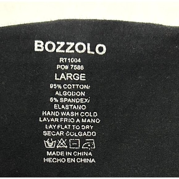 Bozzolo Camisole Tank Top Womens Large Black Lace Trim Soft Stretch Y2K Style - Picture 7 of 7